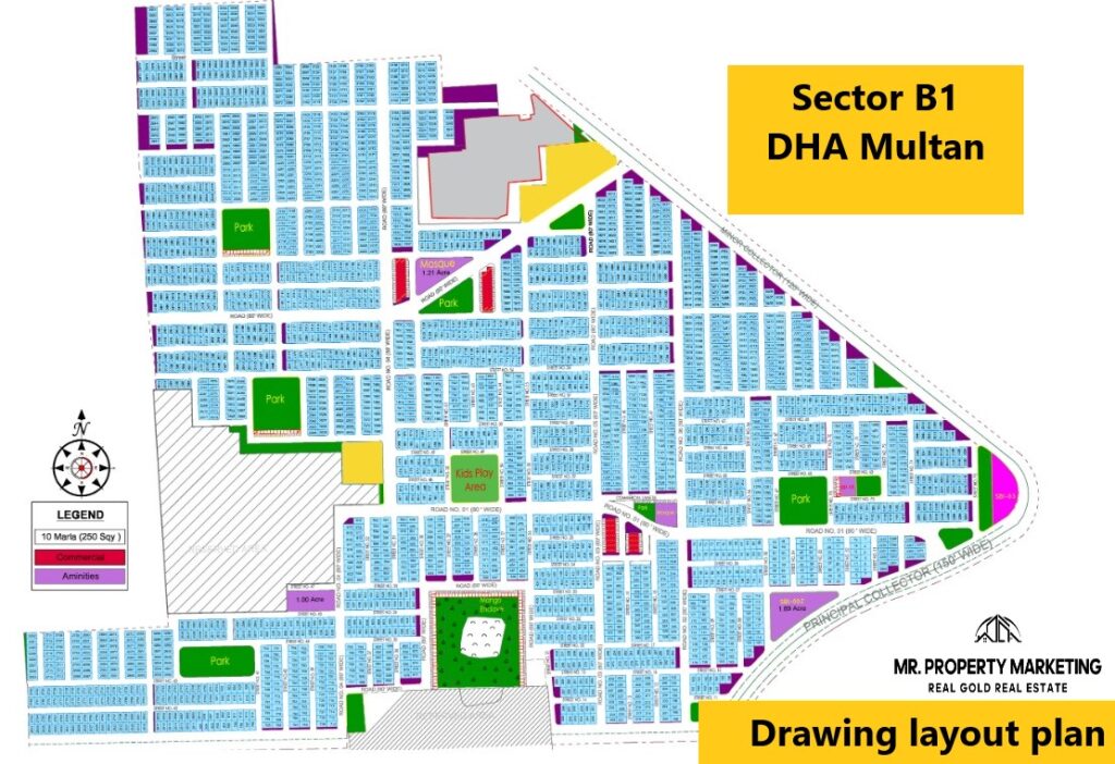 Sector B1 Defense Housing Authority DHA Multan